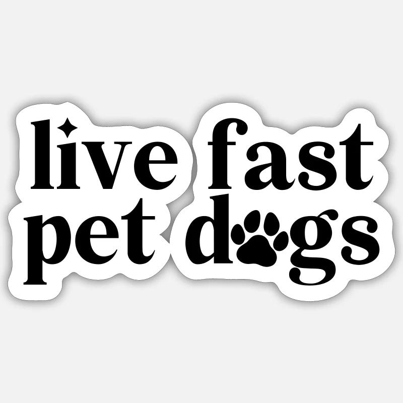 CHIENS DE COMPAGNIE Sticker taille S (10 x 10 cm)