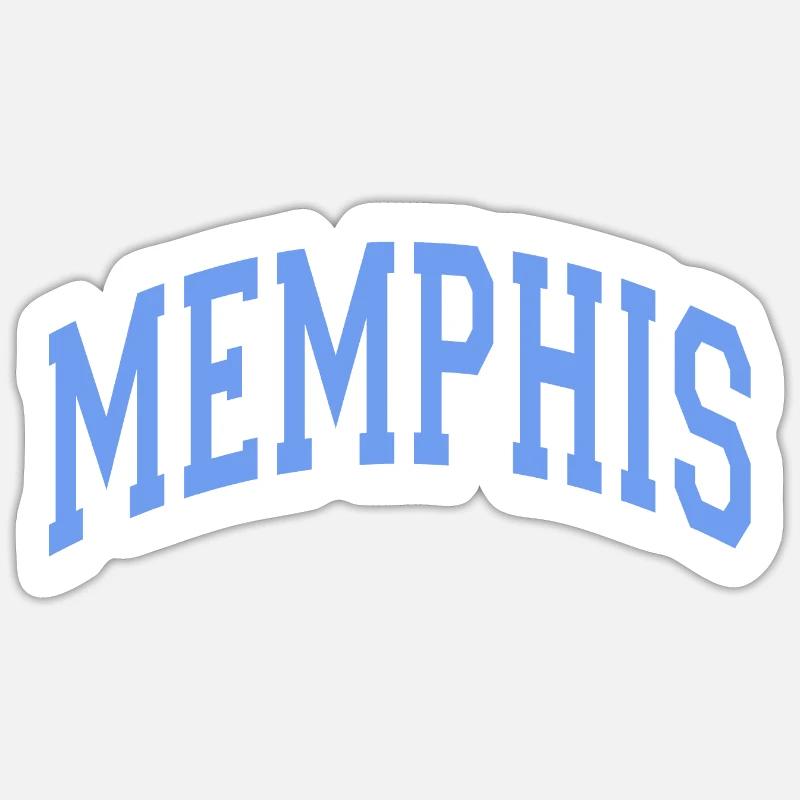 Memphis - Sticker size S (10 x 10 cm) - white matte