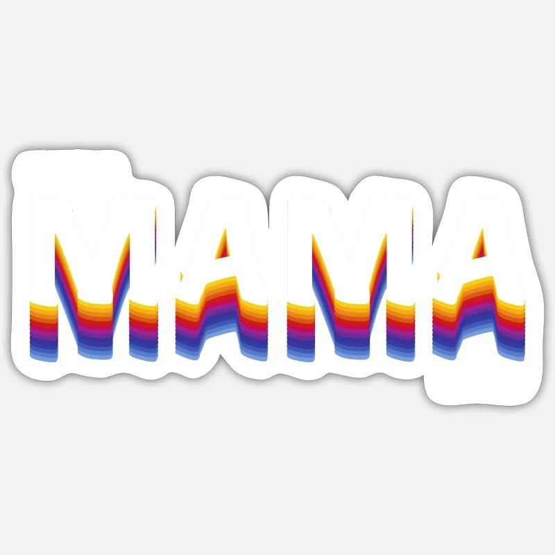Die Beste Mama der Welt Sticker Größe S (10 x 10 cm)