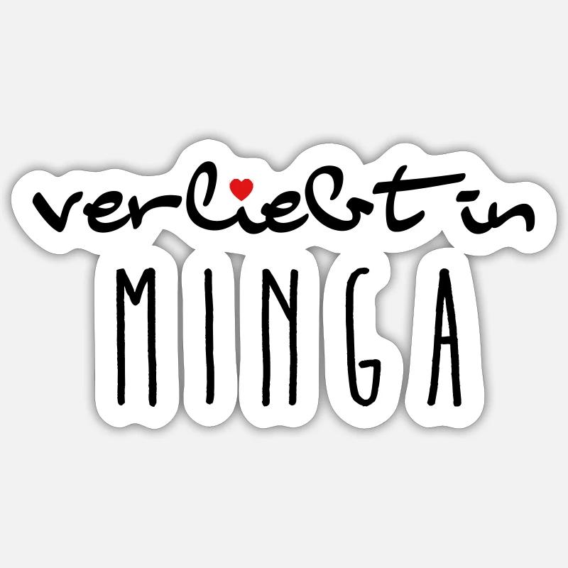 minga Sticker Größe S (10 x 10 cm)