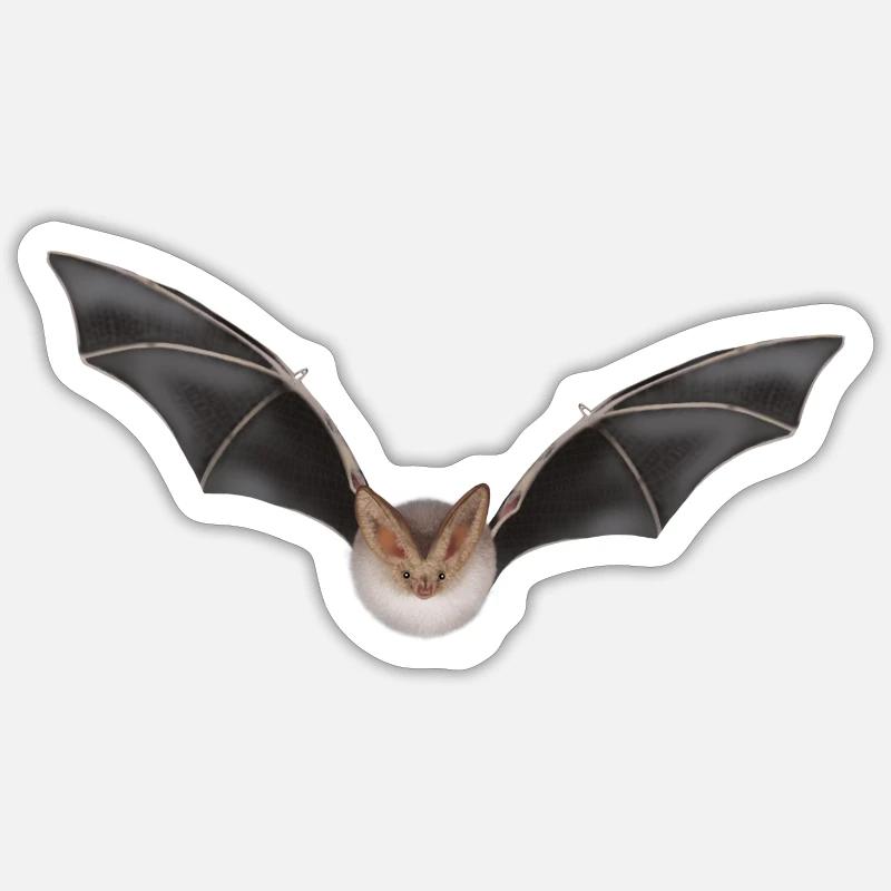 Night Bat Wing Design Sticker size S (10 x 10 cm)