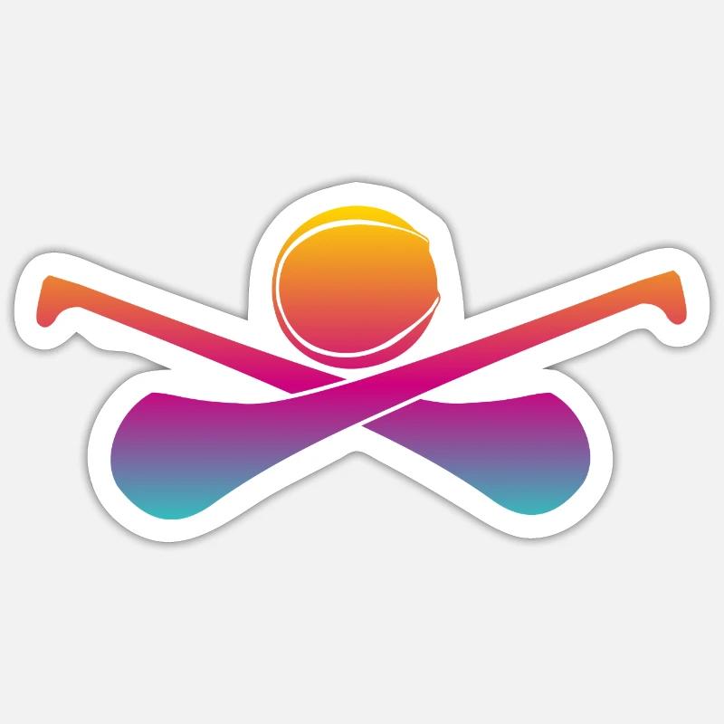 Camogie Sport - Sticker taille S (10 x 10 cm) - blanc mat