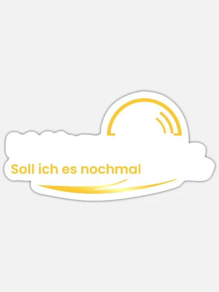  - Sticker Größe S (10 x 10 cm) - Mattweiß