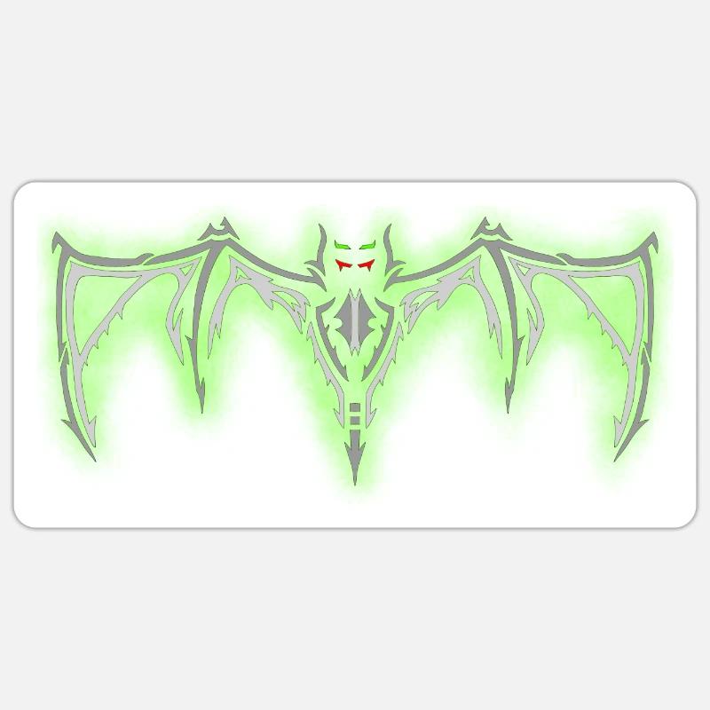 Fleder maus RIP Sticker Größe S (10 x 10 cm)