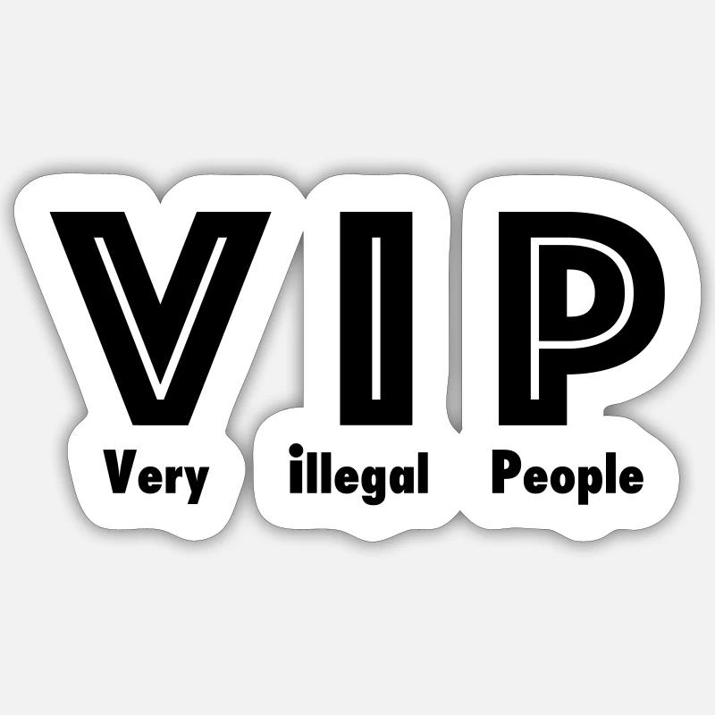 VIP 1 Sticker size S (10 x 10 cm)