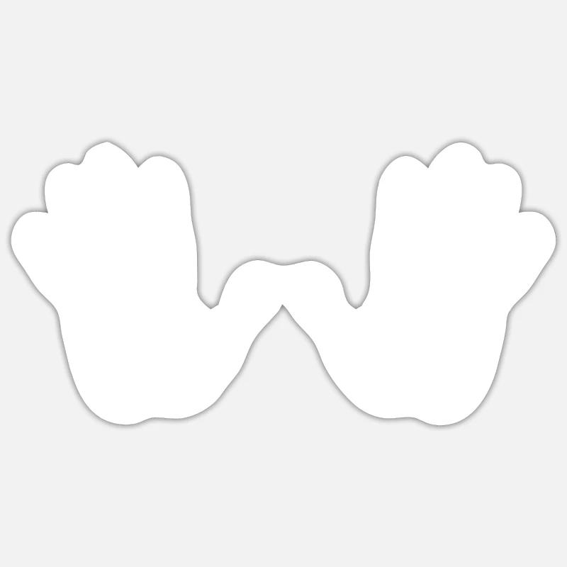 Biscuits de Noël Farine de cuisson Sticker taille S (10 x 10 cm)