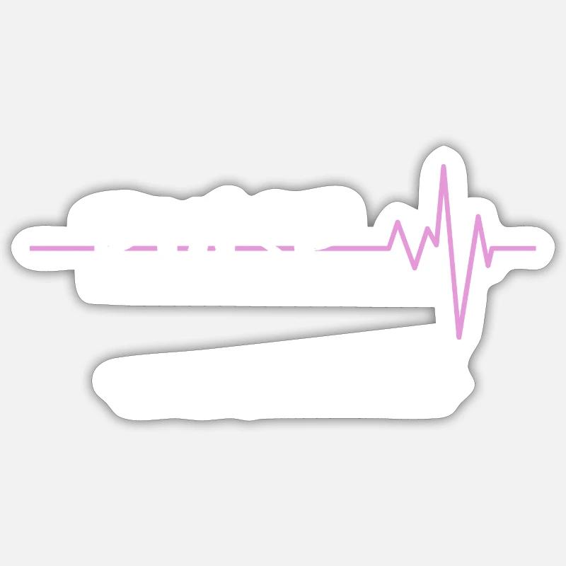 Pulse Sticker Größe S (10 x 10 cm)