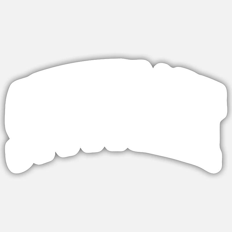 Stuttgart - Sticker Größe S (10 x 10 cm) - Mattweiß