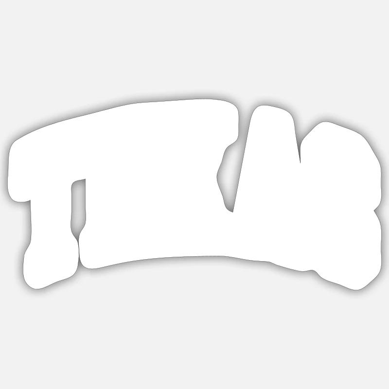 Texas - Sticker taille S (10 x 10 cm) - blanc mat