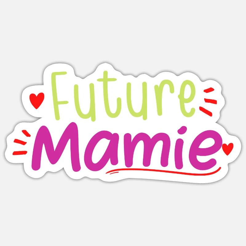 future mamie Sticker taille S (10 x 10 cm)