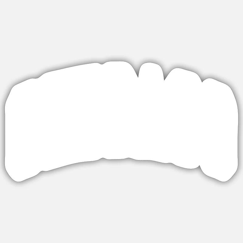 Chicago - Sticker Größe S (10 x 10 cm) - Mattweiß