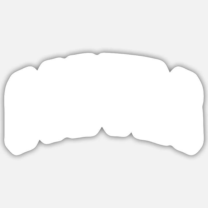 Coburg - Sticker size S (10 x 10 cm) - white matte