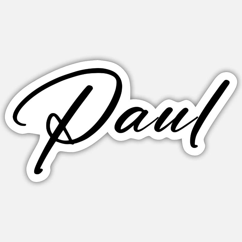 paul Sticker Größe S (10 x 10 cm)