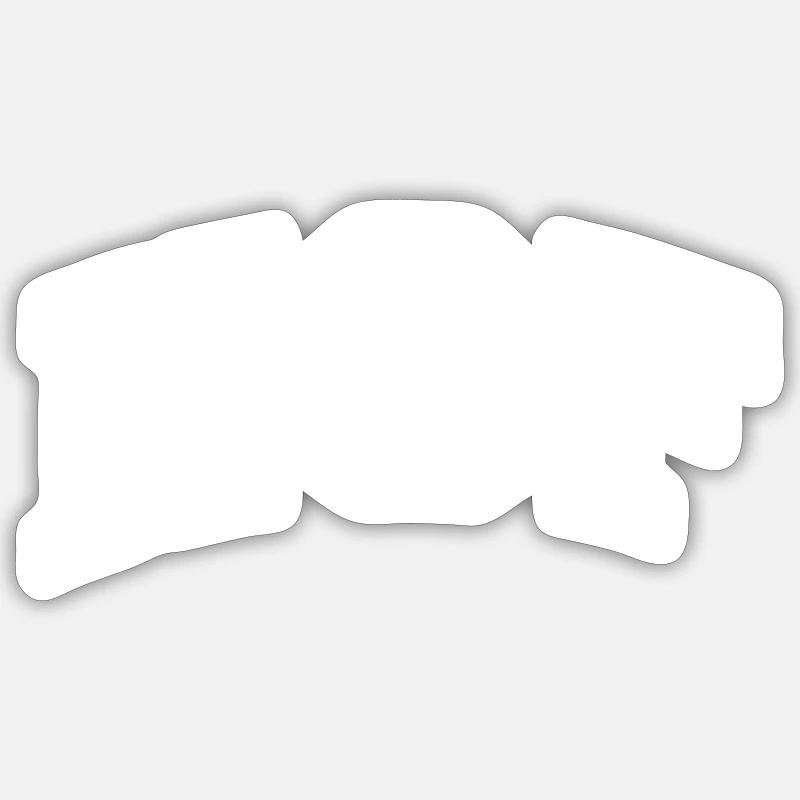Yard - Sticker size S (10 x 10 cm) - white matte