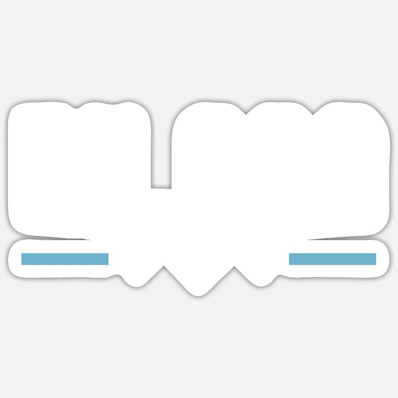 Dilara - Sticker Größe S (10 x 10 cm) - Mattweiß