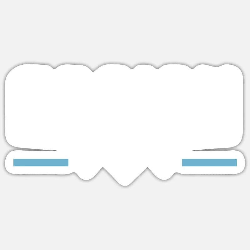 Fabien - Sticker taille S (10 x 10 cm) - blanc mat