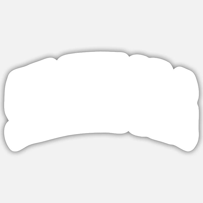 Silkeborg - Sticker size S (10 x 10 cm) - white matte