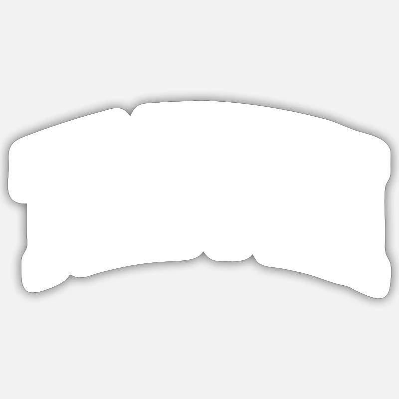 Loyal - Sticker taille S (10 x 10 cm) - blanc mat