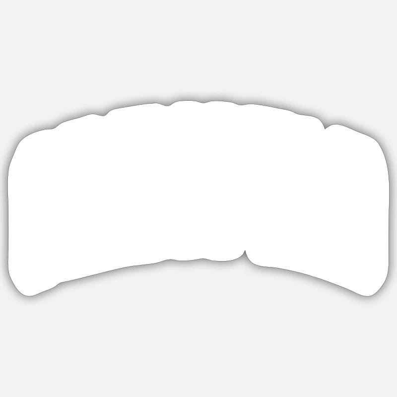 Grimstad - Sticker taille S (10 x 10 cm) - blanc mat