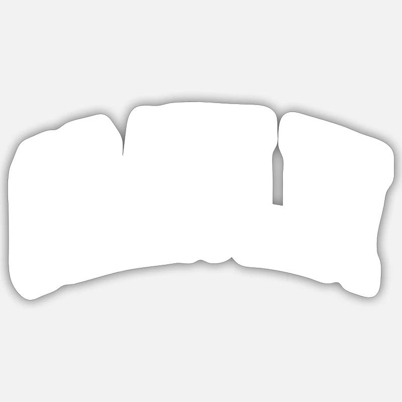 Crawley - Sticker Größe S (10 x 10 cm) - Mattweiß