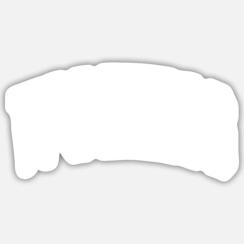 Woking - Sticker Größe S (10 x 10 cm) - Mattweiß