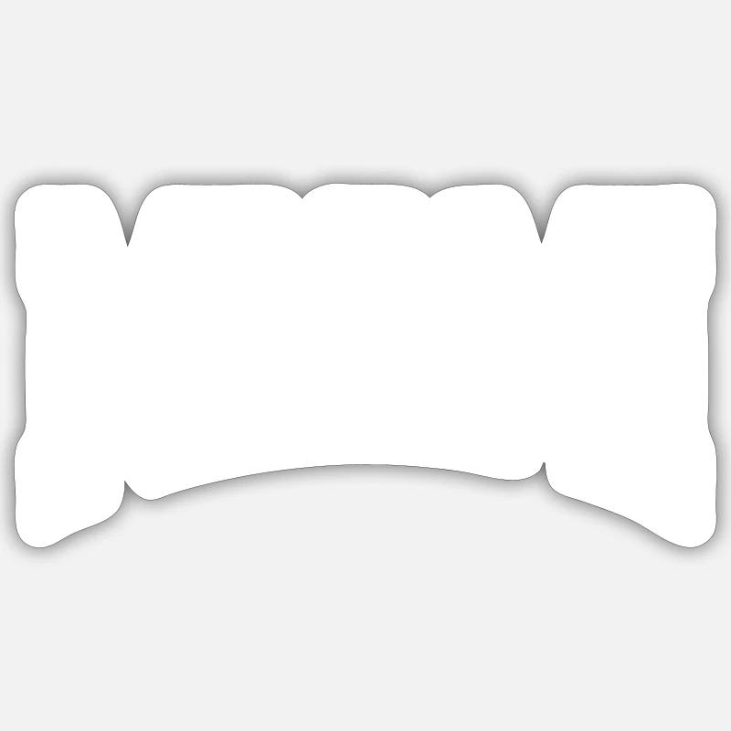 Miami - Sticker size S (10 x 10 cm) - white matte