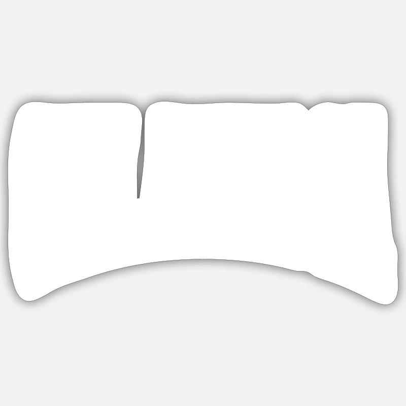 Oklahoma - Sticker Größe S (10 x 10 cm) - Mattweiß