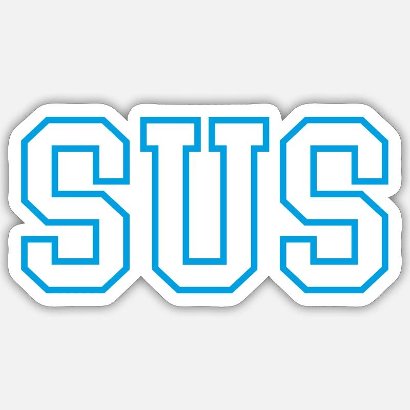 Sus Sticker size S (10 x 10 cm)