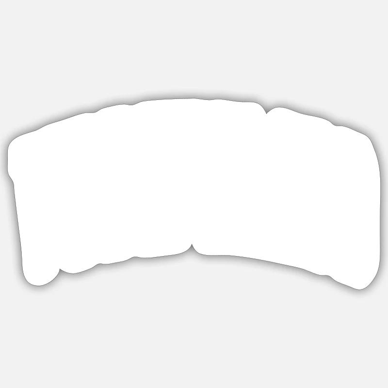 Vigevano - Sticker taille S (10 x 10 cm) - blanc mat