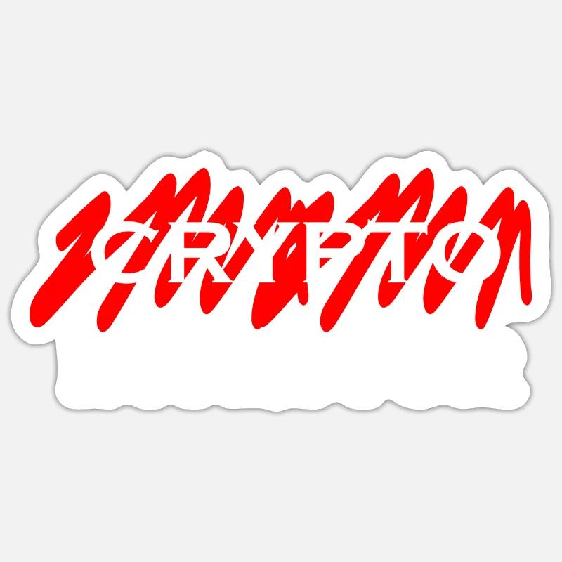 Crypto Bitcoin Trading - Sticker size S (10 x 10 cm) - white matte