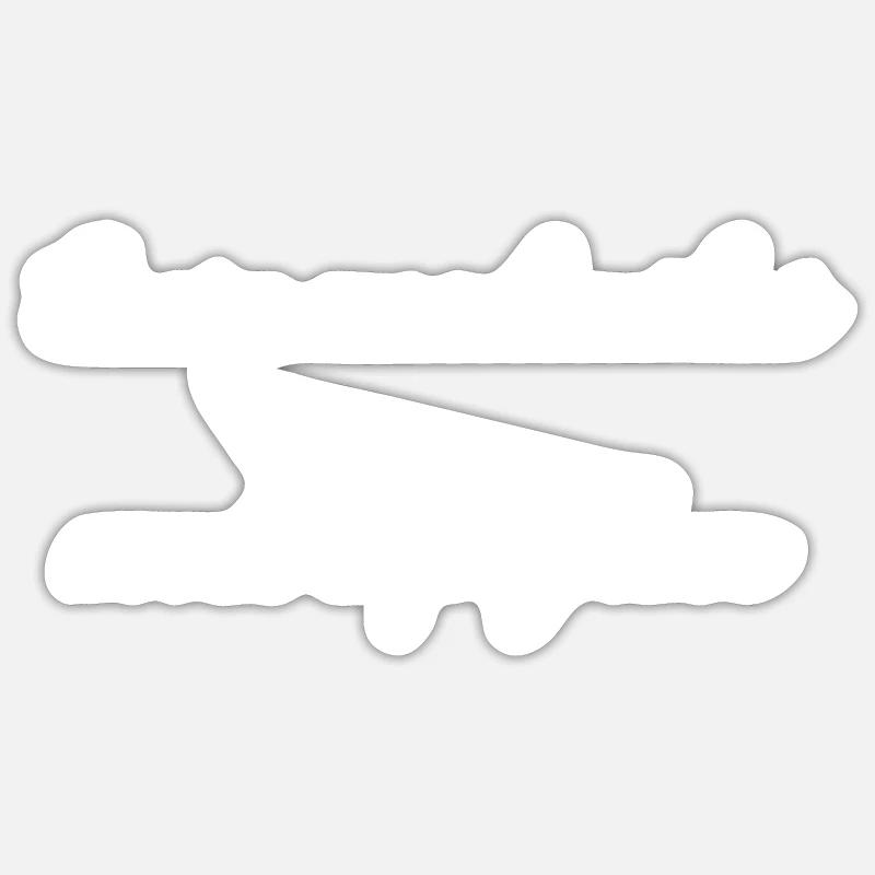 Ébéniste casque de sécurité - Sticker taille S (10 x 10 cm) - blanc mat