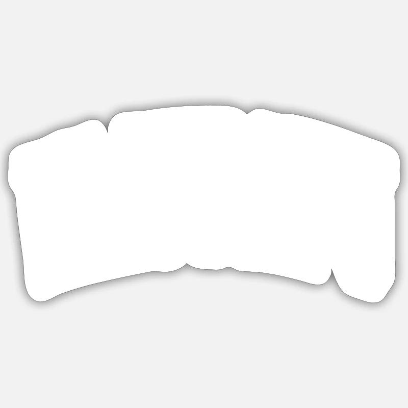 Vanuatu - Sticker taille S (10 x 10 cm) - blanc mat