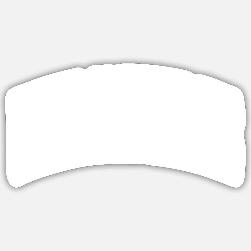 E.A.U - Sticker taille S (10 x 10 cm) - blanc mat
