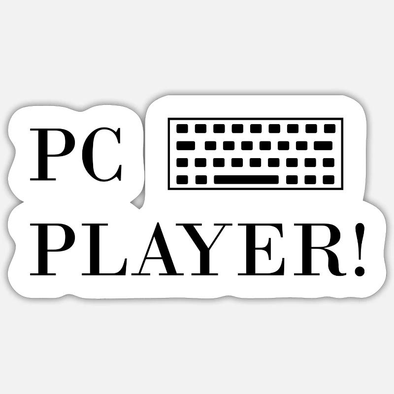 Jeu PC de jeu Sticker taille S (10 x 10 cm)