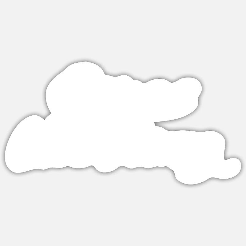 Omas Liebling Geschenk - Sticker Größe S (10 x 10 cm) - Mattweiß