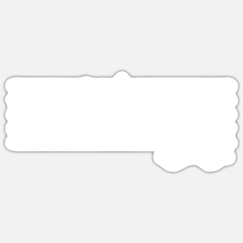B-A-S-S - Sticker Größe S (10 x 10 cm) - Mattweiß