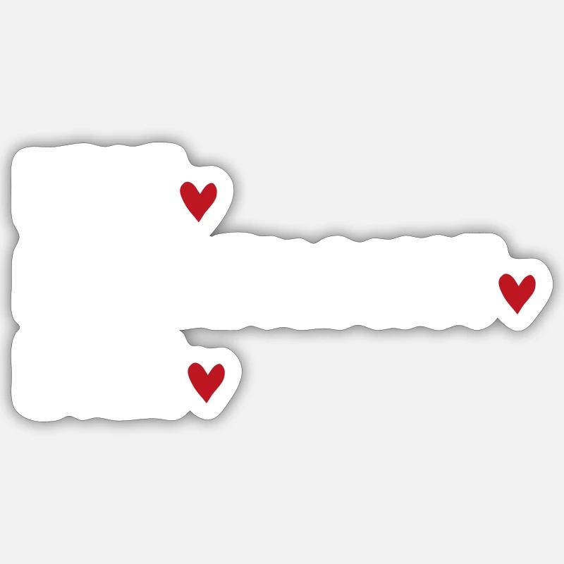 Sticker Größe S (10 x 10 cm) - 