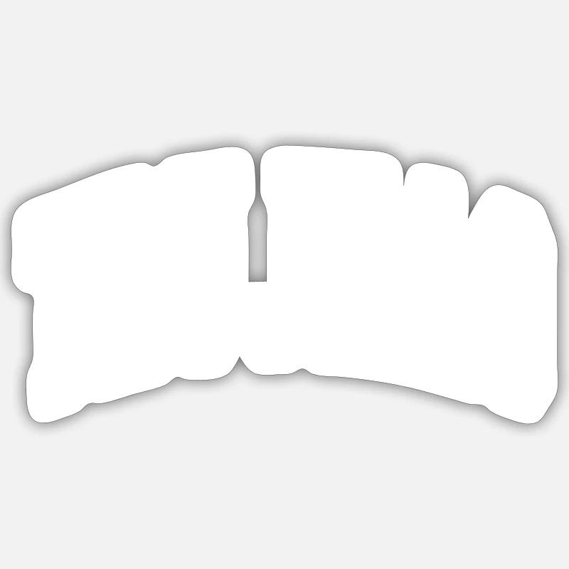 Trujillo - Sticker taille S (10 x 10 cm) - blanc mat