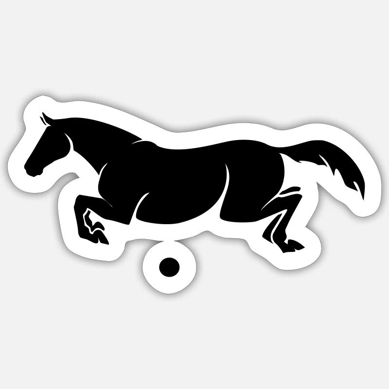Cheval Sticker taille S (10 x 10 cm)