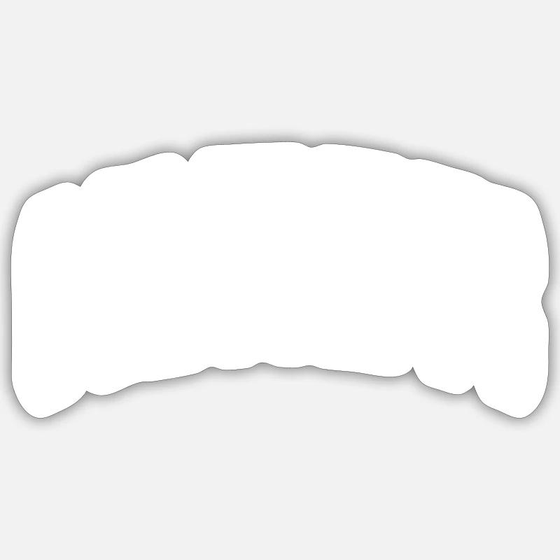 Columbus - Sticker taille S (10 x 10 cm) - blanc mat