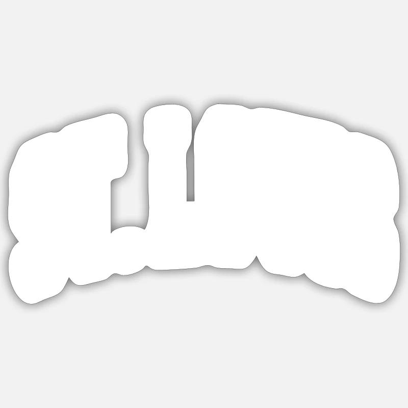 St. Louis - Sticker size S (10 x 10 cm) - white matte