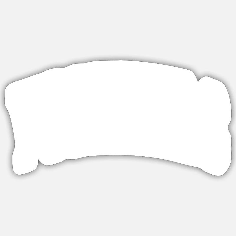 Yonkers - Sticker size S (10 x 10 cm) - white matte