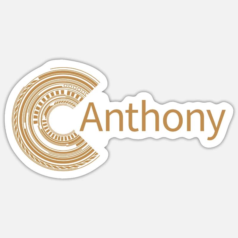 Für Anthony - Sticker Größe S (10 x 10 cm) - Mattweiß