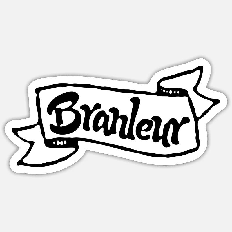 Wanker - Sticker size S (10 x 10 cm) - white matte