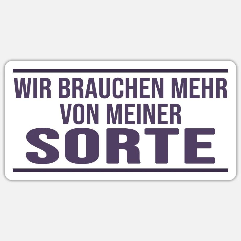 chefsache meme coole sprüche real life statement - Sticker Größe S (10 x 10 cm) - Mattweiß