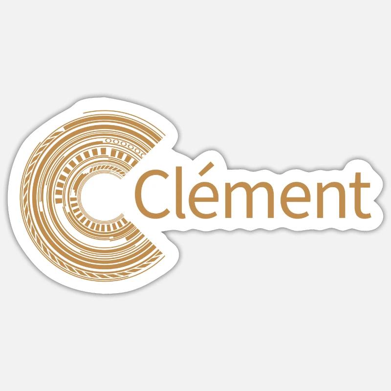 ForClément - Sticker taille S (10 x 10 cm) - blanc mat