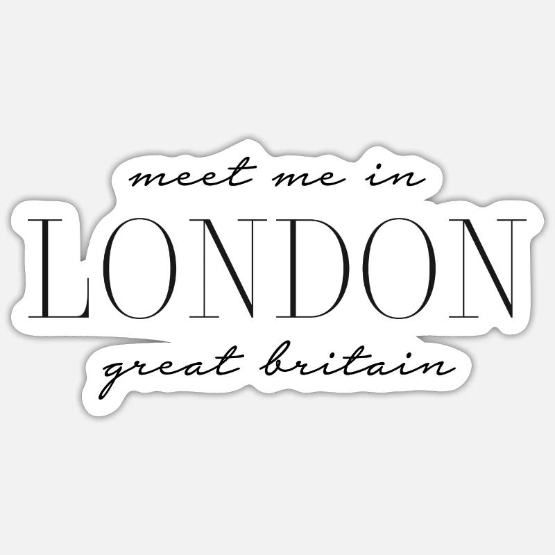 Londres Sticker taille S (10 x 10 cm)