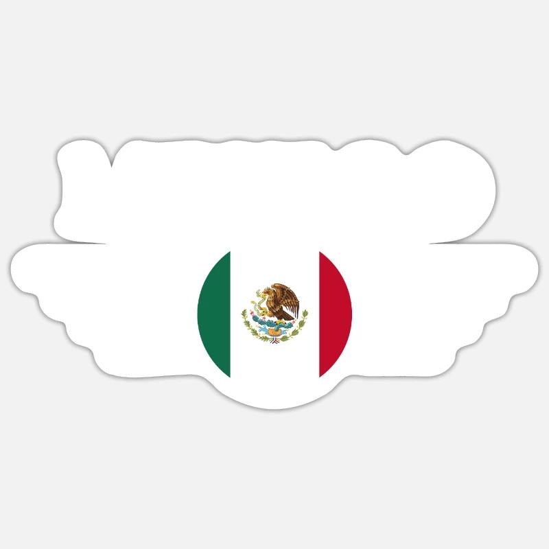 Mexico - Sticker size S (10 x 10 cm) - white matte
