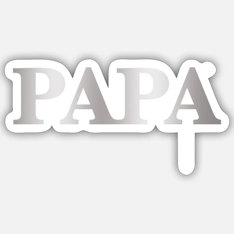 Papa Sticker Größe S (10 x 10 cm)