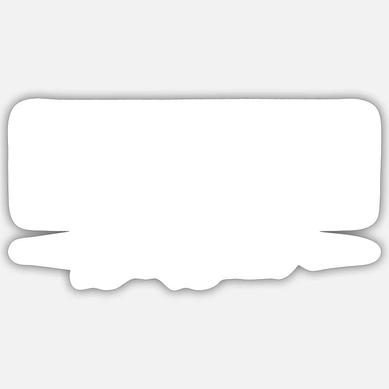 That s What She Said - Sticker Größe S (10 x 10 cm) - Mattweiß
